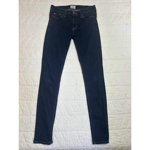 Hudson Denim - Hudson Jeans Women's Size 25 Nico Midrise Super Skinny Blue Dark Washed Pants
